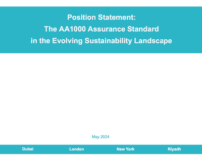 Position Statement: The AA1000 Assurance Standard in the Evolving Sustainability Landscape card image